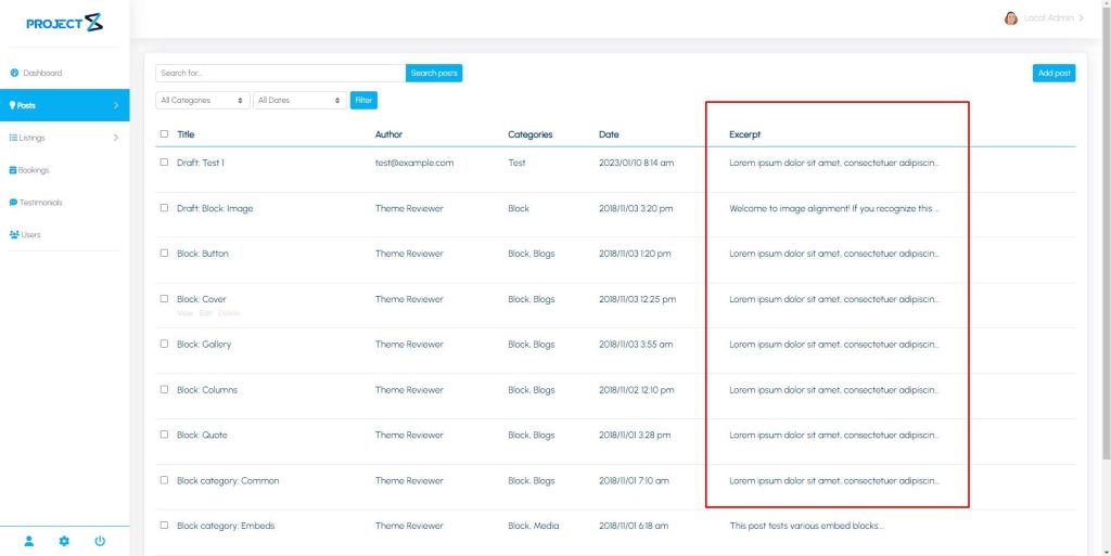 Additional Column-Project Zealous